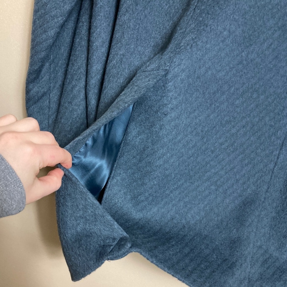 Avec Les Filles Shawl Collar Coat in Steel - Picture 12 of 14